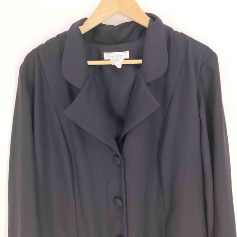 DAWN GOY USA製 ポリエステル 4B チェスターコート レディース